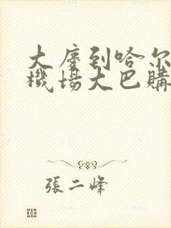 大庆到哈尔滨的机场大巴购票