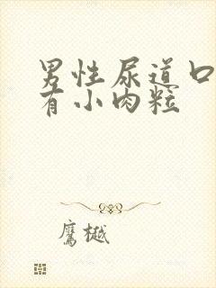 男性尿道口上面有小肉粒