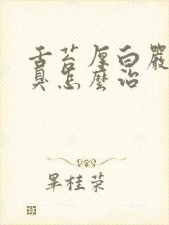 舌苔厚白严重口臭怎么治