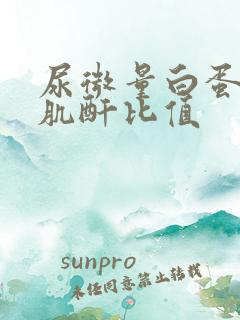 尿微量白蛋白与肌酐比值