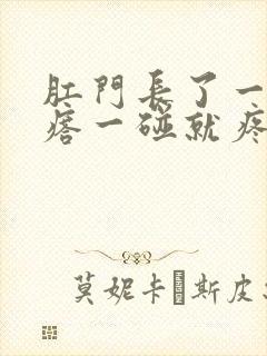 肛门长了一个疙瘩一碰就疼硬的