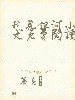 我见银河小说全文免费阅读