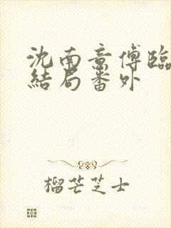 沈南意傅临洲大结局番外