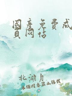 国产免费成人黄页网站