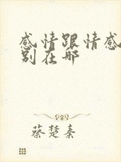 感情跟情感的区别在哪