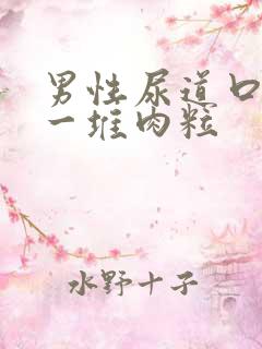 男性尿道口长了一堆肉粒