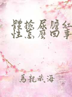 体检尿胆红素阳性怎么回事