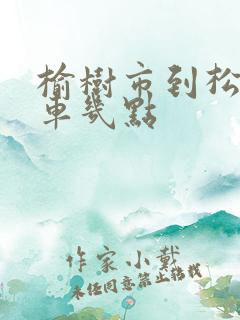 榆树市到松原客车几点