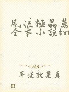 风流极品万岁爷全本小说txt下载