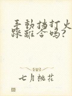 手动挡打火需要踩离合吗?