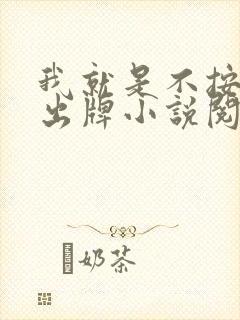 我就是不按套路出牌小说阅读全部