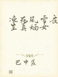 冻死风雪夜,重生真嫡女