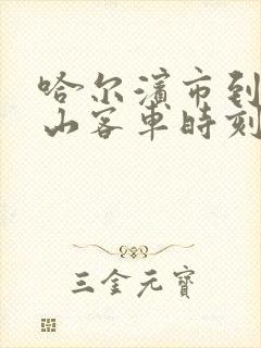 哈尔滨市到双鸭山客车时刻表