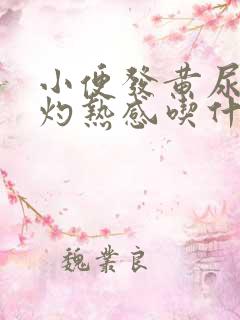 小便发黄尿痛有灼热感吃什么药