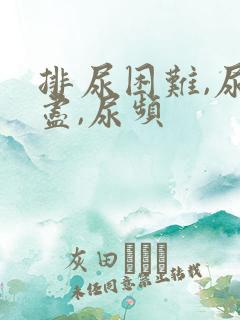 排尿困难,尿不尽,尿频