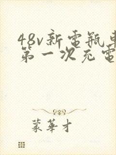 48v新电瓶车第一次充电充多久