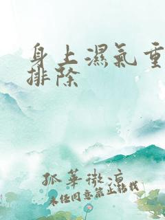 身上湿气重怎样排除