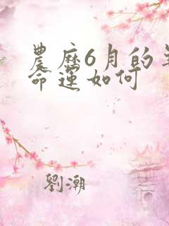农历6月的羊女命运如何