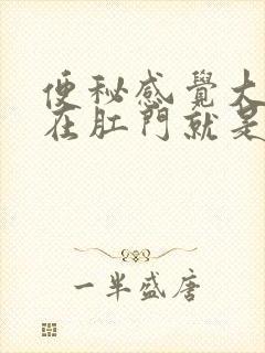 便秘感觉大便堵在肛门就是拉不下来怎么办