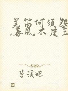 羌笛何须怨杨柳,春风不度玉门关.