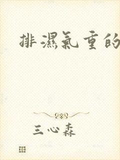 排湿气重的症状