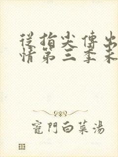 从指尖传出的热情第三季未增减