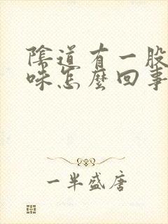 阴道有一股腥臭味怎么回事