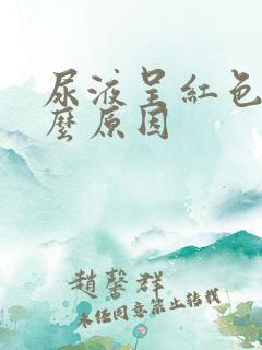 尿液呈红色是什么原因