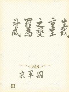 斗罗之重生为焱成为双生武魂