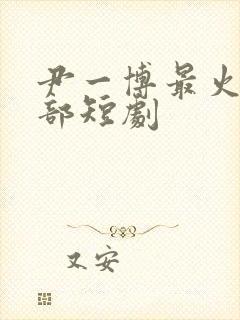 尹一博最火的三部短剧