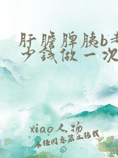 肝胆脾胰b超多少钱做一次