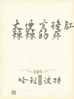 大便完后肛门火辣辣的疼