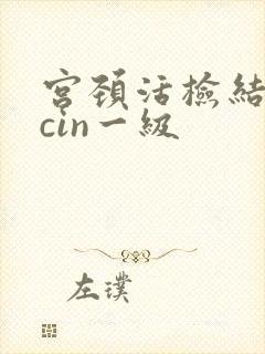 宫颈活检结果中cin一级