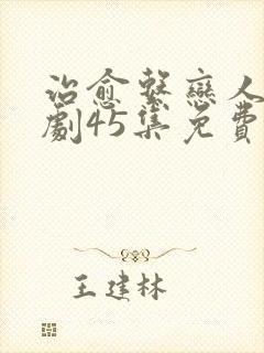 治愈系恋人电视剧45集免费