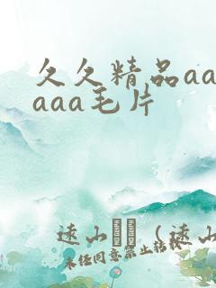 久久精品aaaaaa毛片