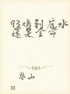 93鸡到底水命还是金命