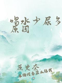 喝水少尿多什么原因