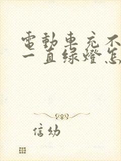 电动车充不上电一直绿灯怎么回事