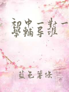 初中一对一生数学辅导班