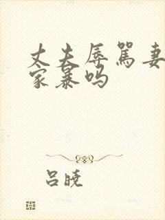 丈夫辱骂妻子算家暴吗