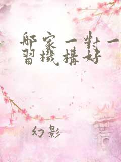 哪家一对一的补习机构好