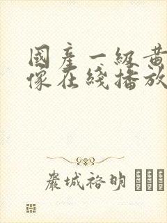 国产一级黄色录像在线播放