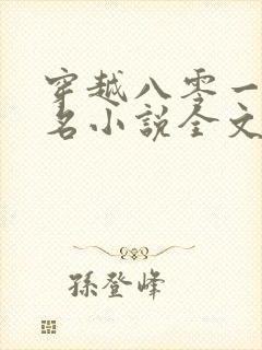 穿越八零一身恶名小说全文阅读