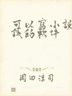 可以写小说赚点钱的软件