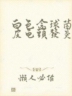 白色念球菌性包皮龟头发炎