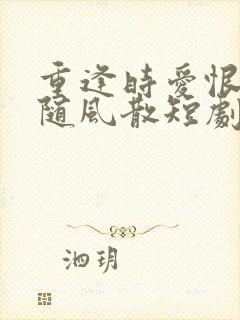 重逢时爱恨早已随风散短剧免费观看