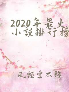 2020年最火小说排行榜前十名