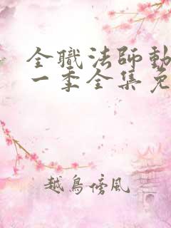 全职法师动漫第一季全集免费