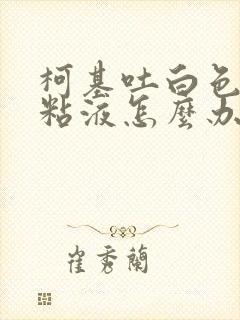 柯基吐白色泡沫粘液怎么办