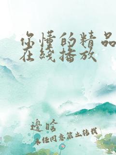 你懂的精品视频在线播放